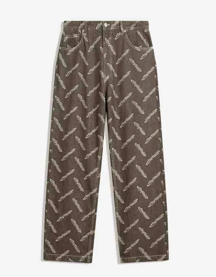 JEANS CAFÉ BAGGY BERSHKA — foto 1