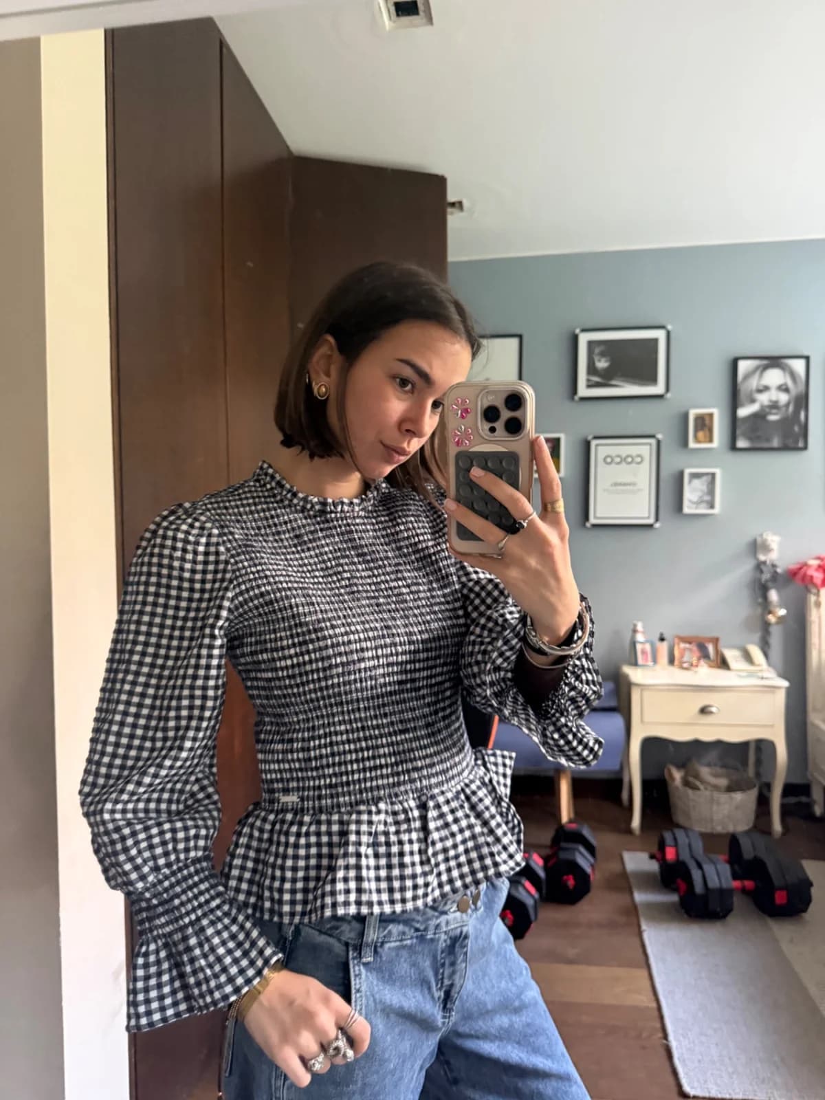Usado por Matilde Duch, Blusa raindoor , talla M