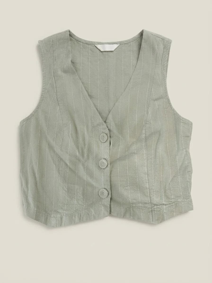 Usado por Amanda Vergara, vest, talla S
