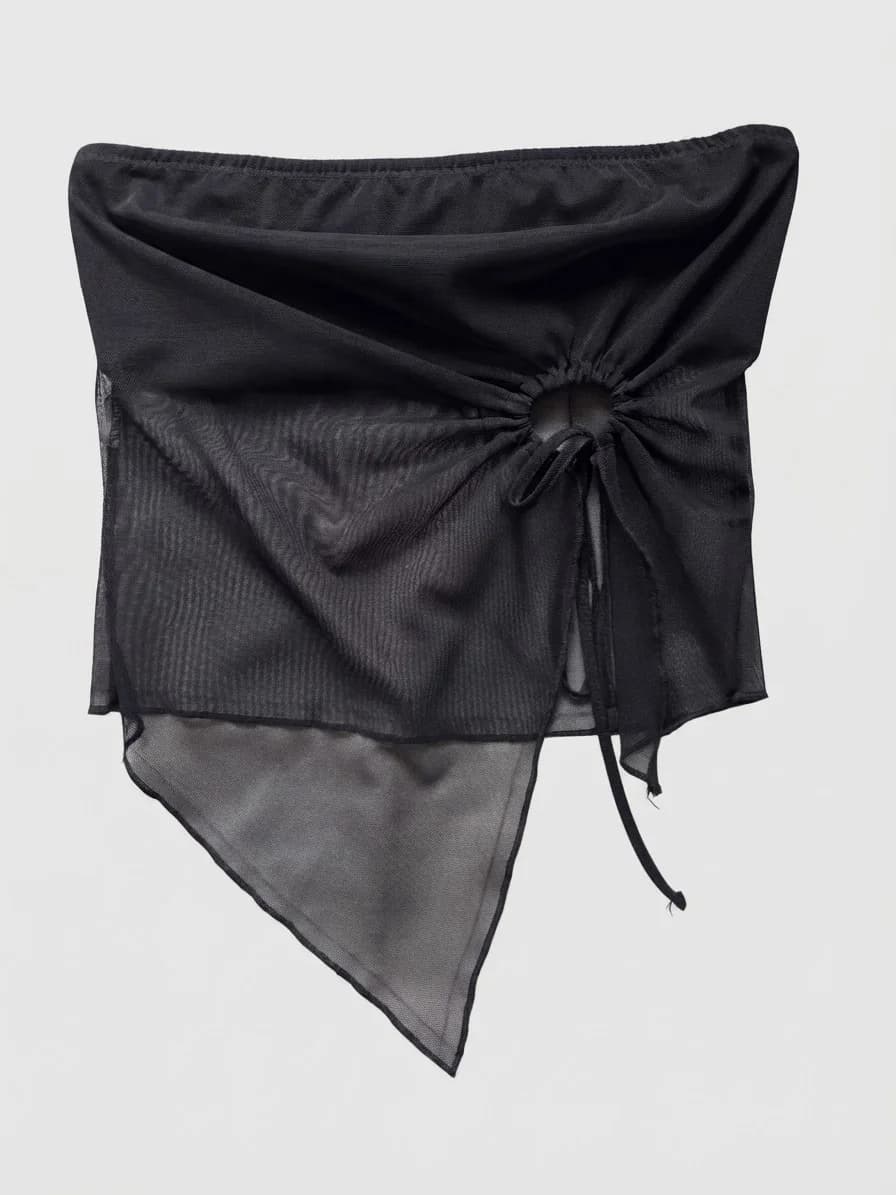 Usado por Fer Martínez, Top Sybilla Negro, talla S
