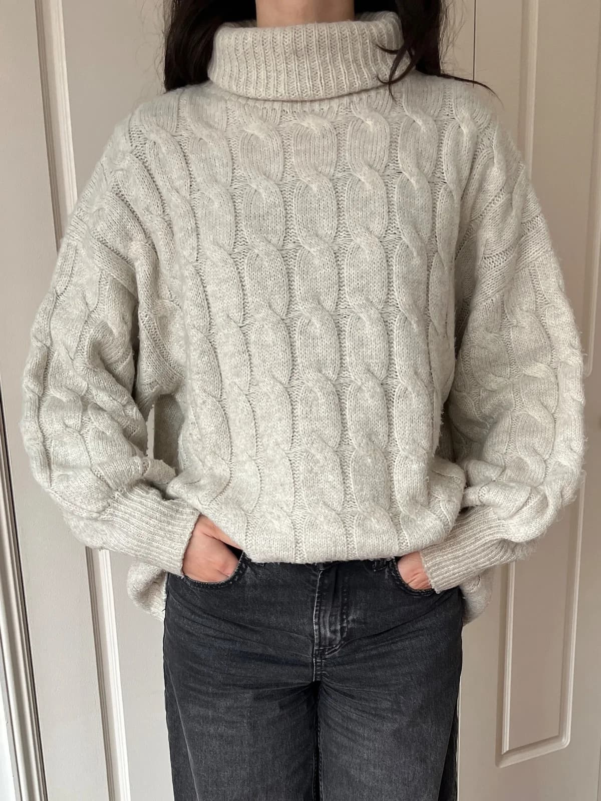 Sweater Oversized Cuello Alto