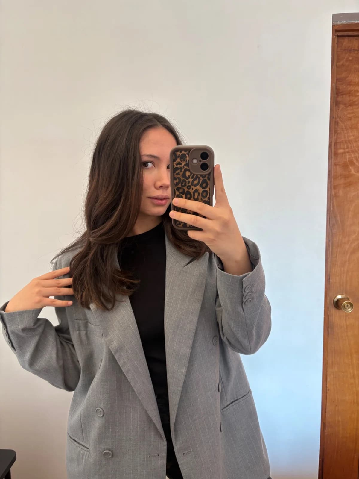 Usado por Carla Herrera, Blazer OVERSIZE talla S, talla S