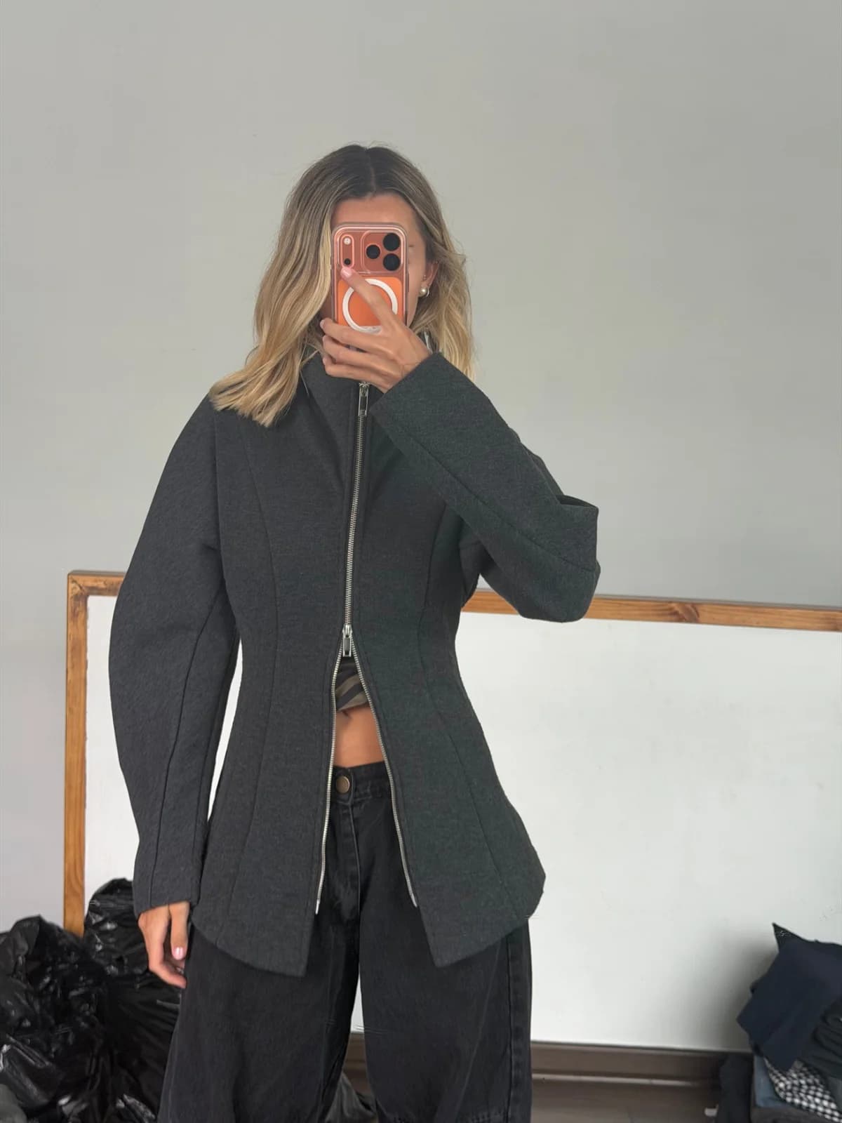 Usado por Emilia Rivas, Poleron Zara , talla S