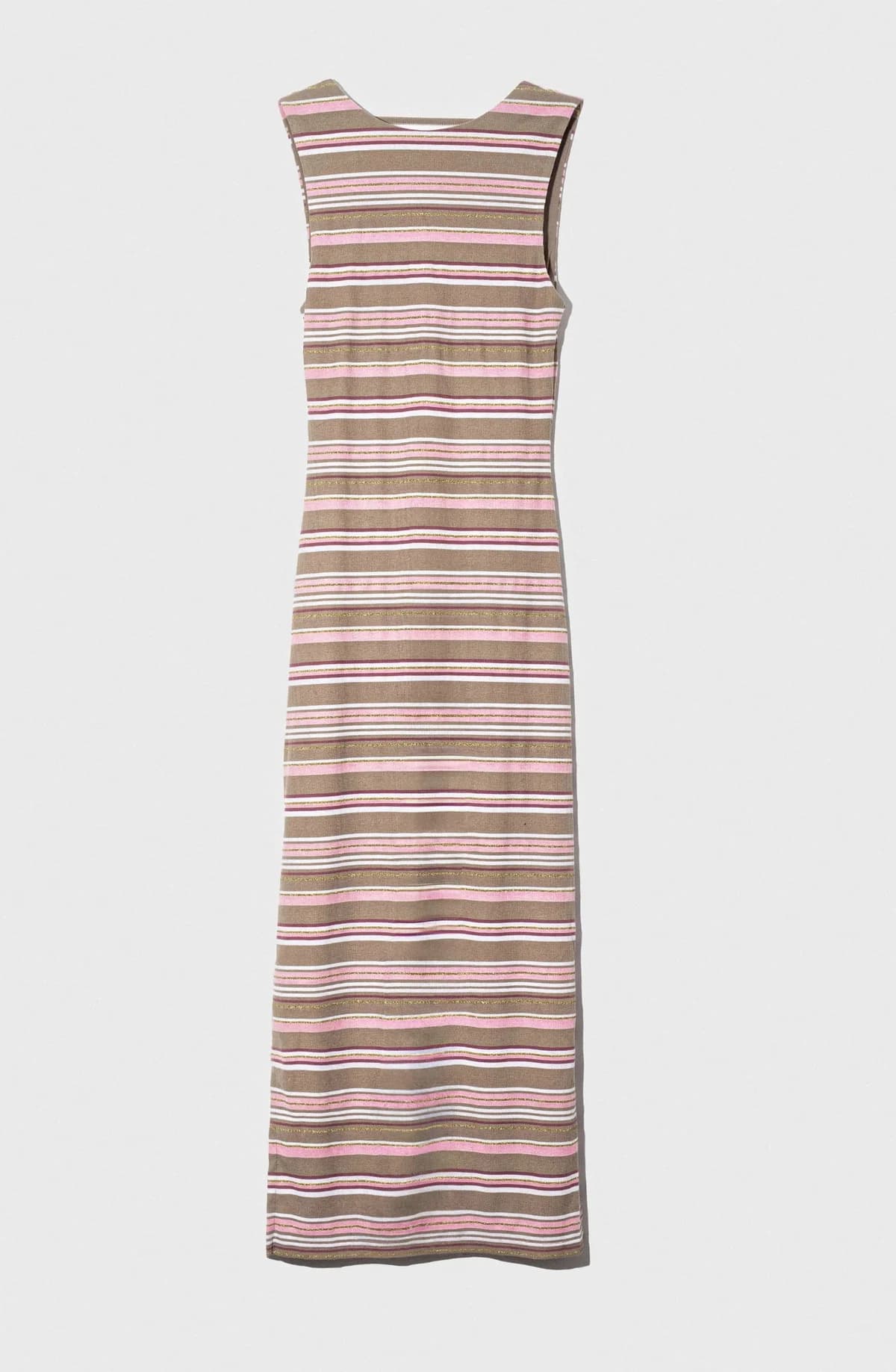 Usado por ignacia ochoa, Vestido rayas , talla S