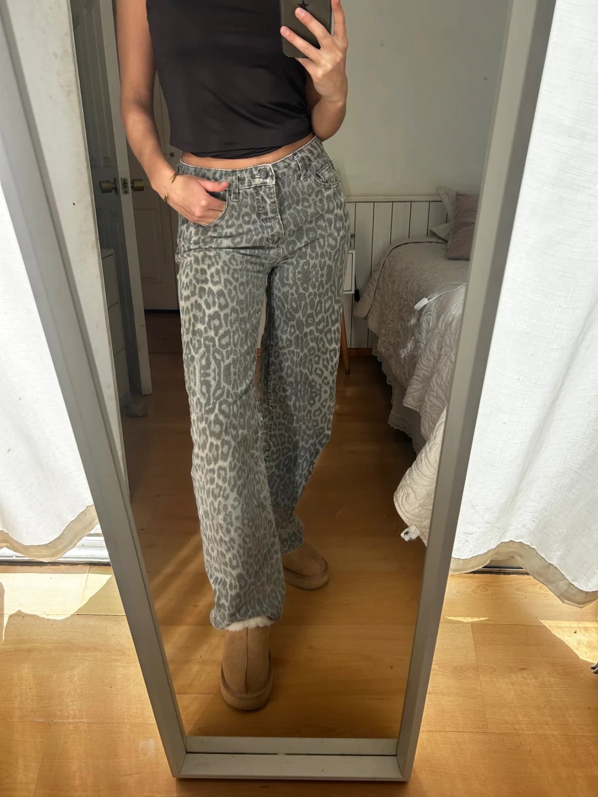 Usado por Catalina Leiva, Jeans Americanino 36 baggy , talla 36
