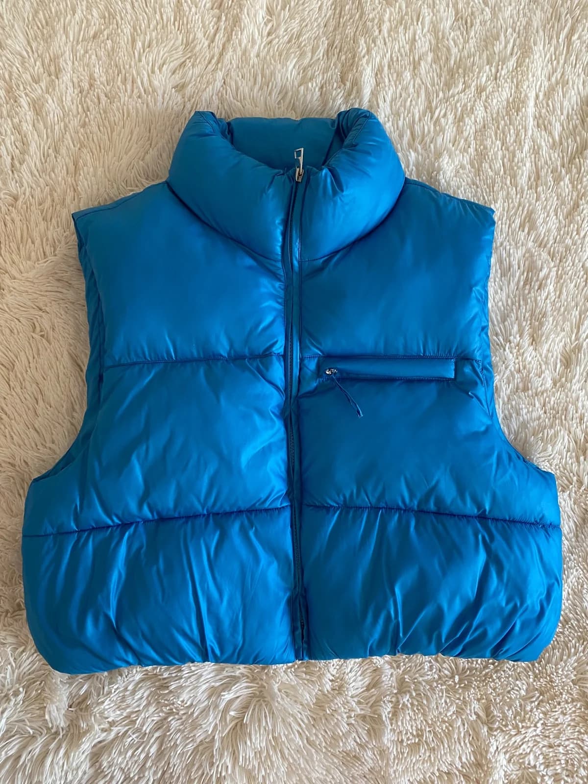 Parka sin mangas azul — foto 1
