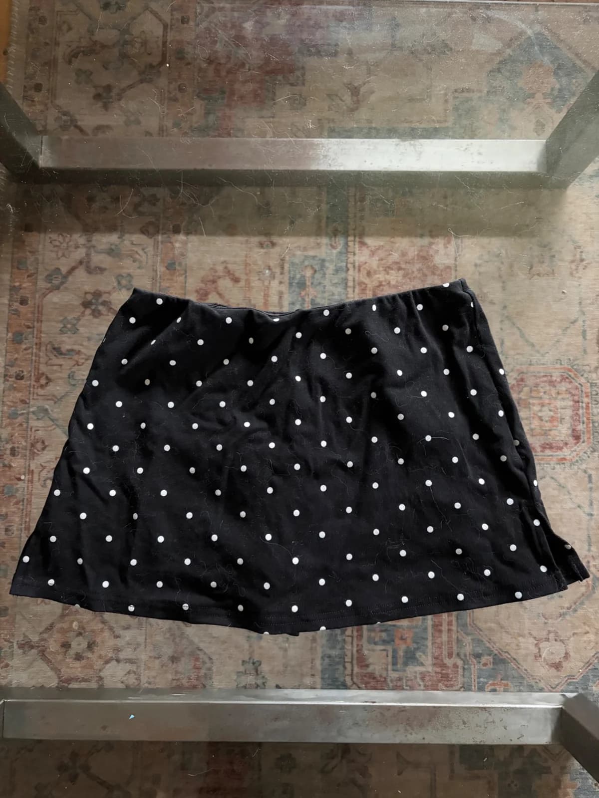 Usado por amparo missiego, Falda puntos , talla S/M