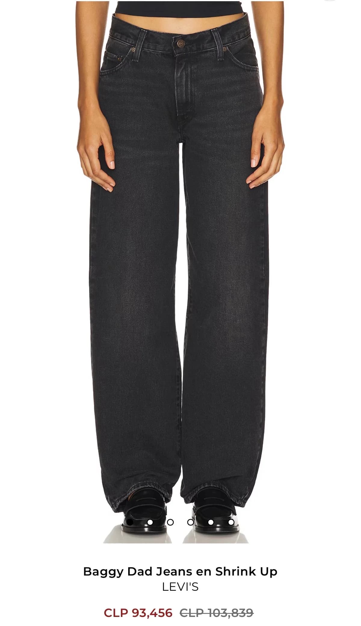 Usado por Gabriela Ortiz, Jeans Levi’s Baggy Dad, talla 25