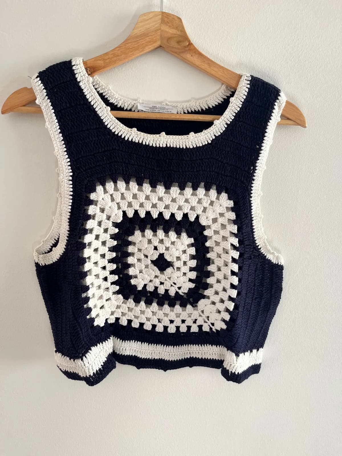 Top Zara tejido — foto 1