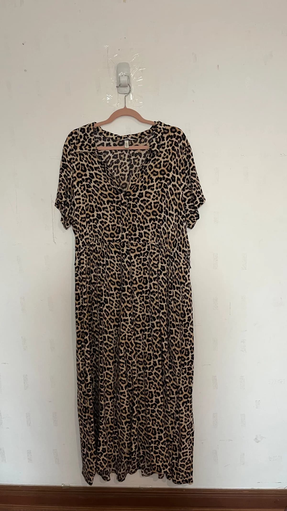 Usado por Sophie Lyon Miyake, Vestido Print, talla XL