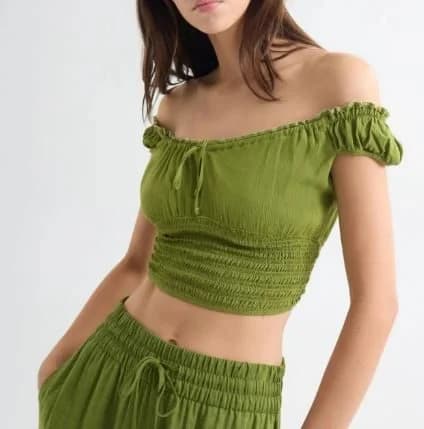 Usado por Paula Arregui, Top - SevenSeven, talla XS