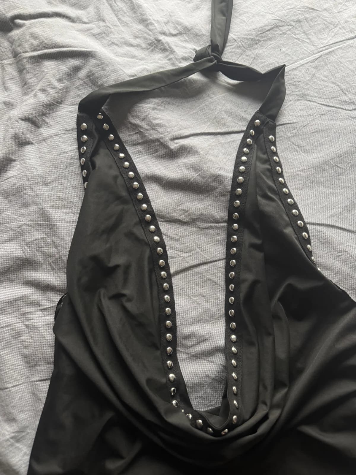 Usado por Francisca Molina, Top negro, talla M/L