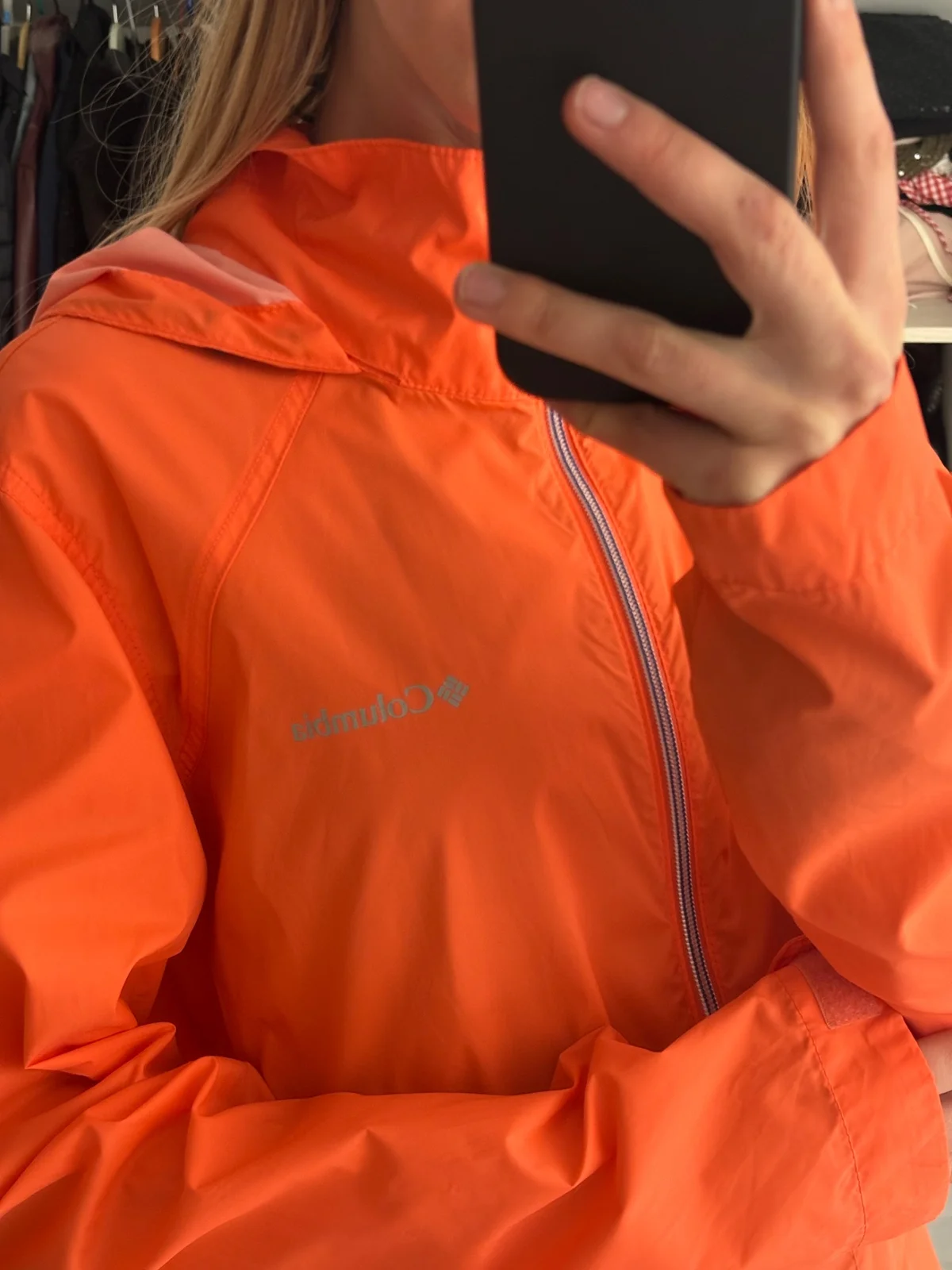 Usado por Blanca Egert, Corta viendo columbia , talla XL