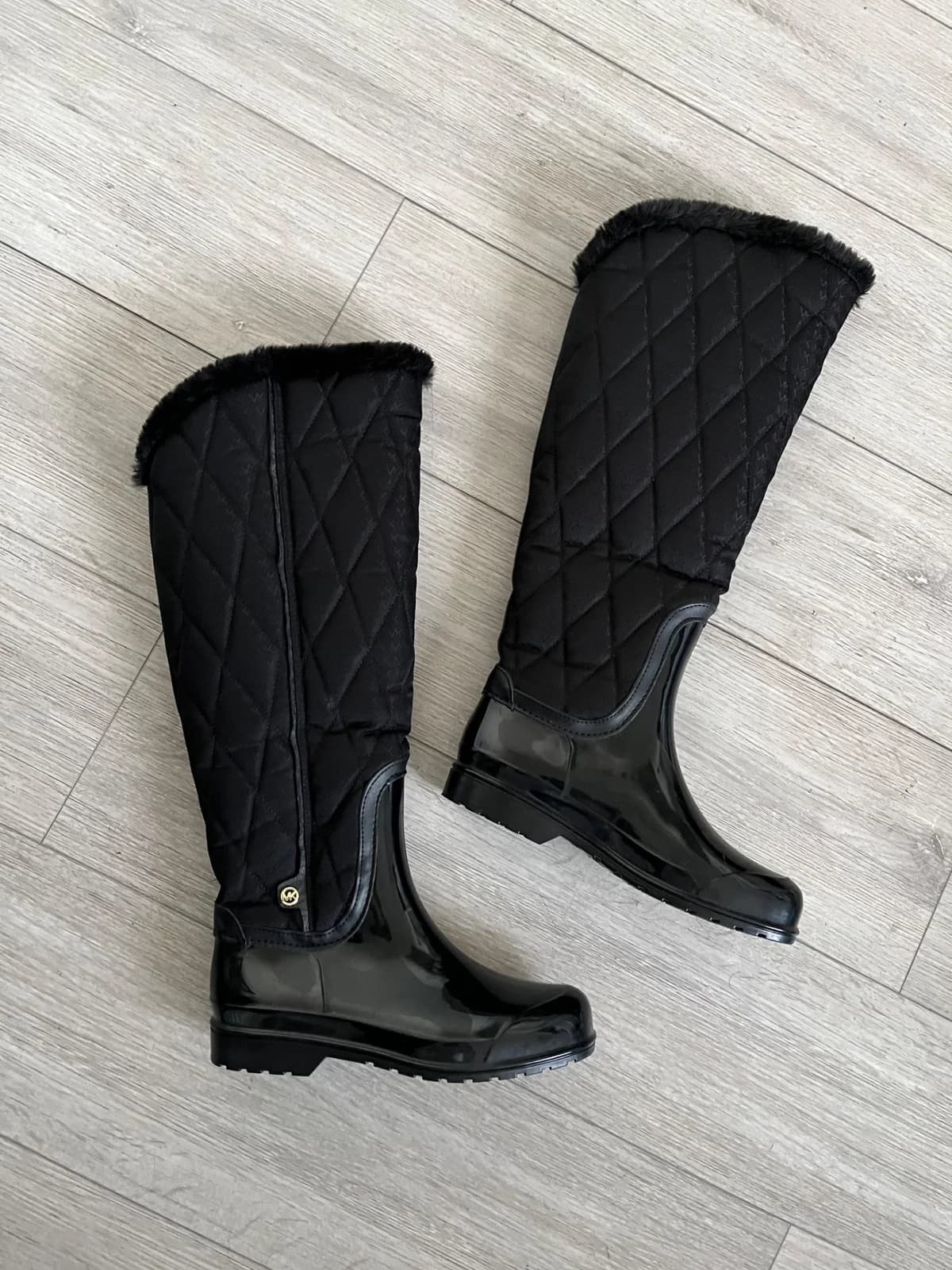 Usado por Daniela Stocker, Botas de lluvia Michael Kors, talla 37