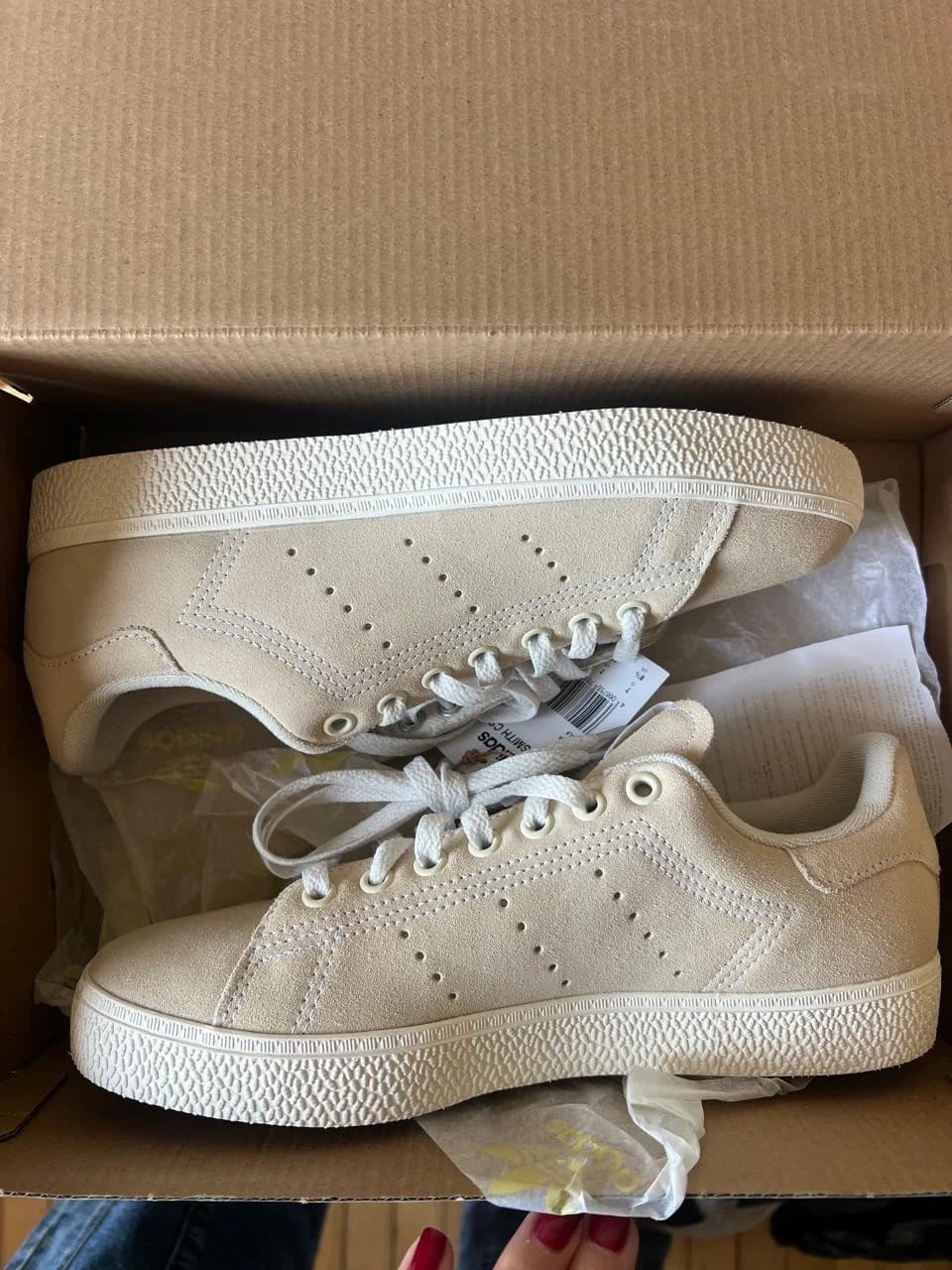 Usado por Laura Rauld, Zapatillas Adidas Stan Smith, talla 39.5