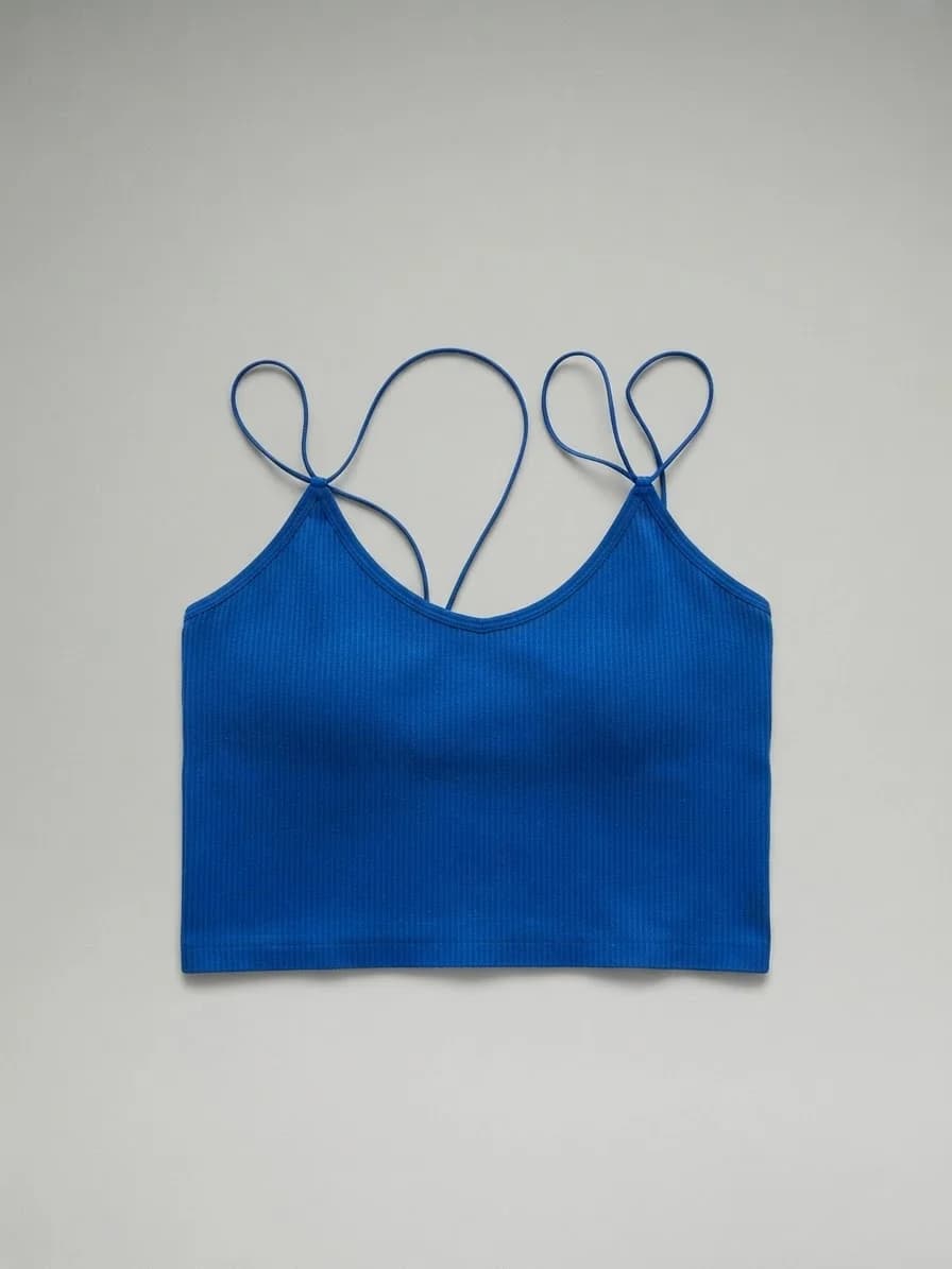 Usado por María Jesús Medina Peters, Polera azul corta , talla Xs-s