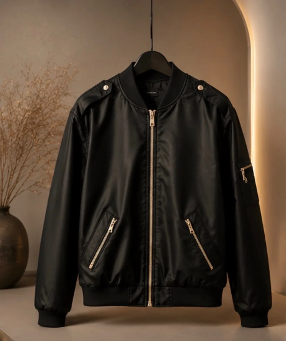 Usado por Darly Salazar prado , Campera Bomber Guess Marciano , talla M