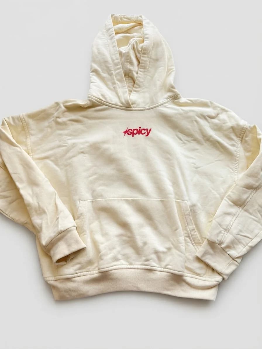 Usado por Sofia Veliz, Polerón Spicy amarillo boxy fit, talla M