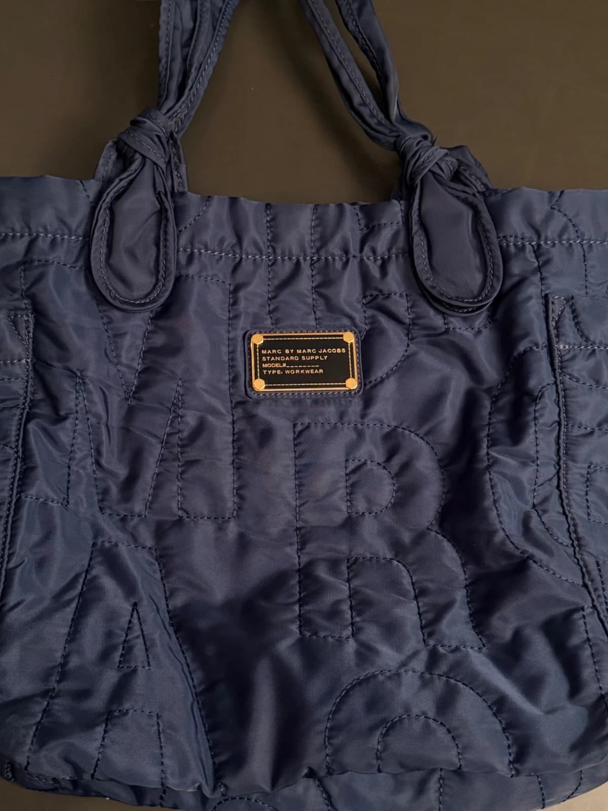 Usado por Isidora Parra, Marc by Marc Jacobs Large Standard Supply Workwear Tote Bag Azul