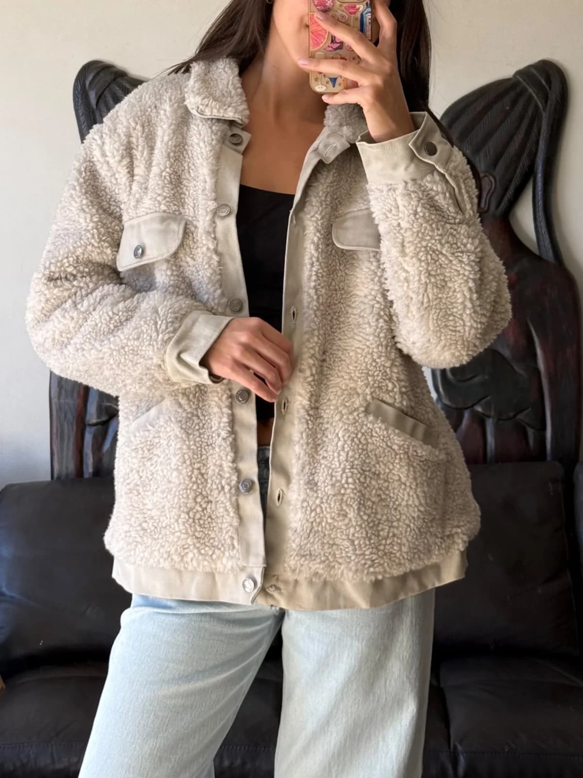 Usado por Ferni Villarroel, Chaqueta Chiporro M oversize , talla M-L