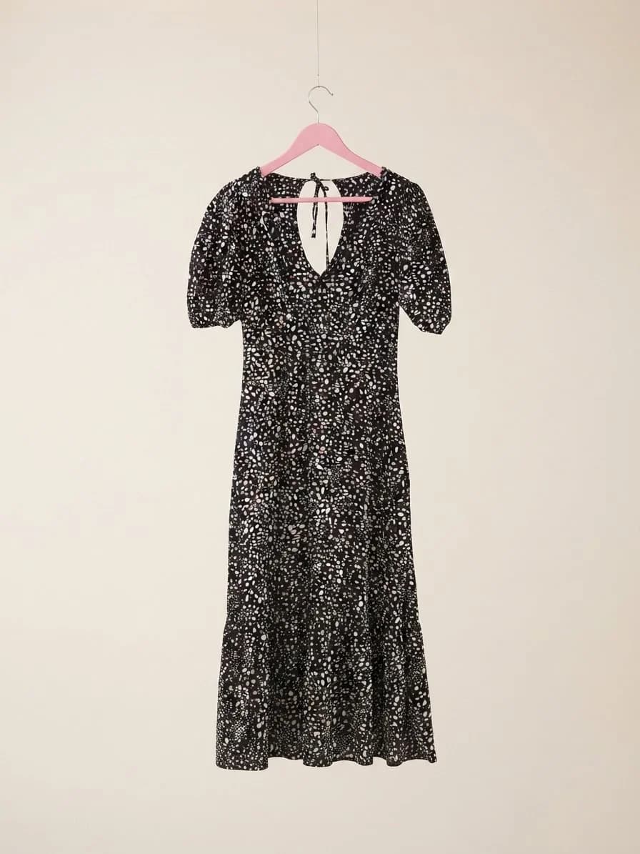 Vestido puntos manga aglobada — foto 1