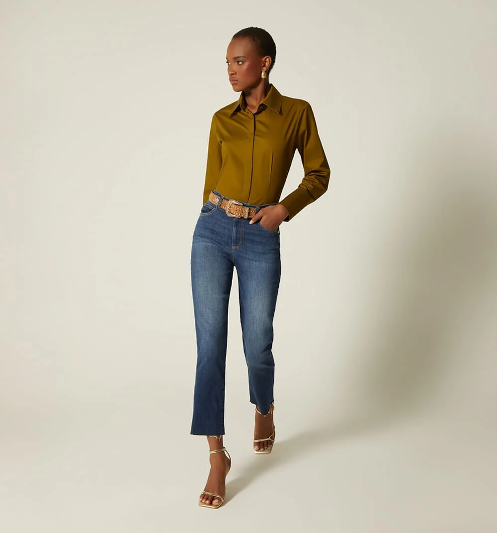 Jean skinny tiro alto — foto 1