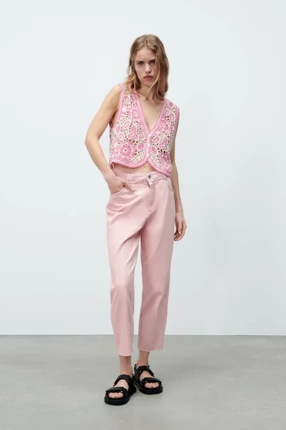Usado por Elisa Escobar, Vest, talla S