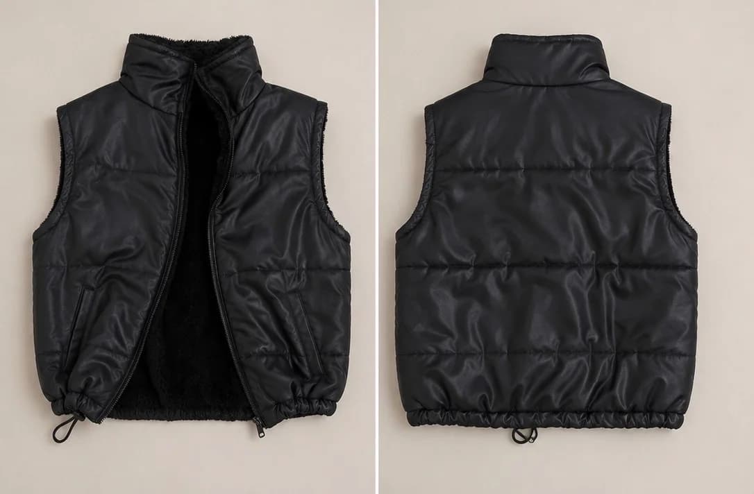 Usado por Mayer López , Puffa sin mangas , talla S