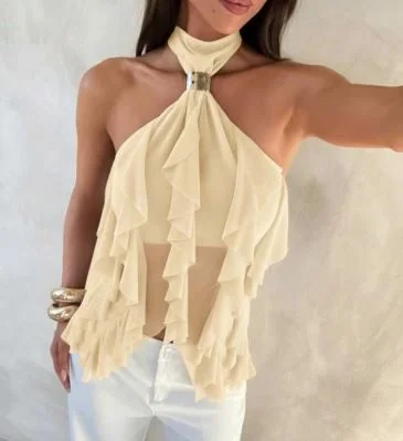 Usado por Paula Arregui, Tank Top Vuelos , talla S