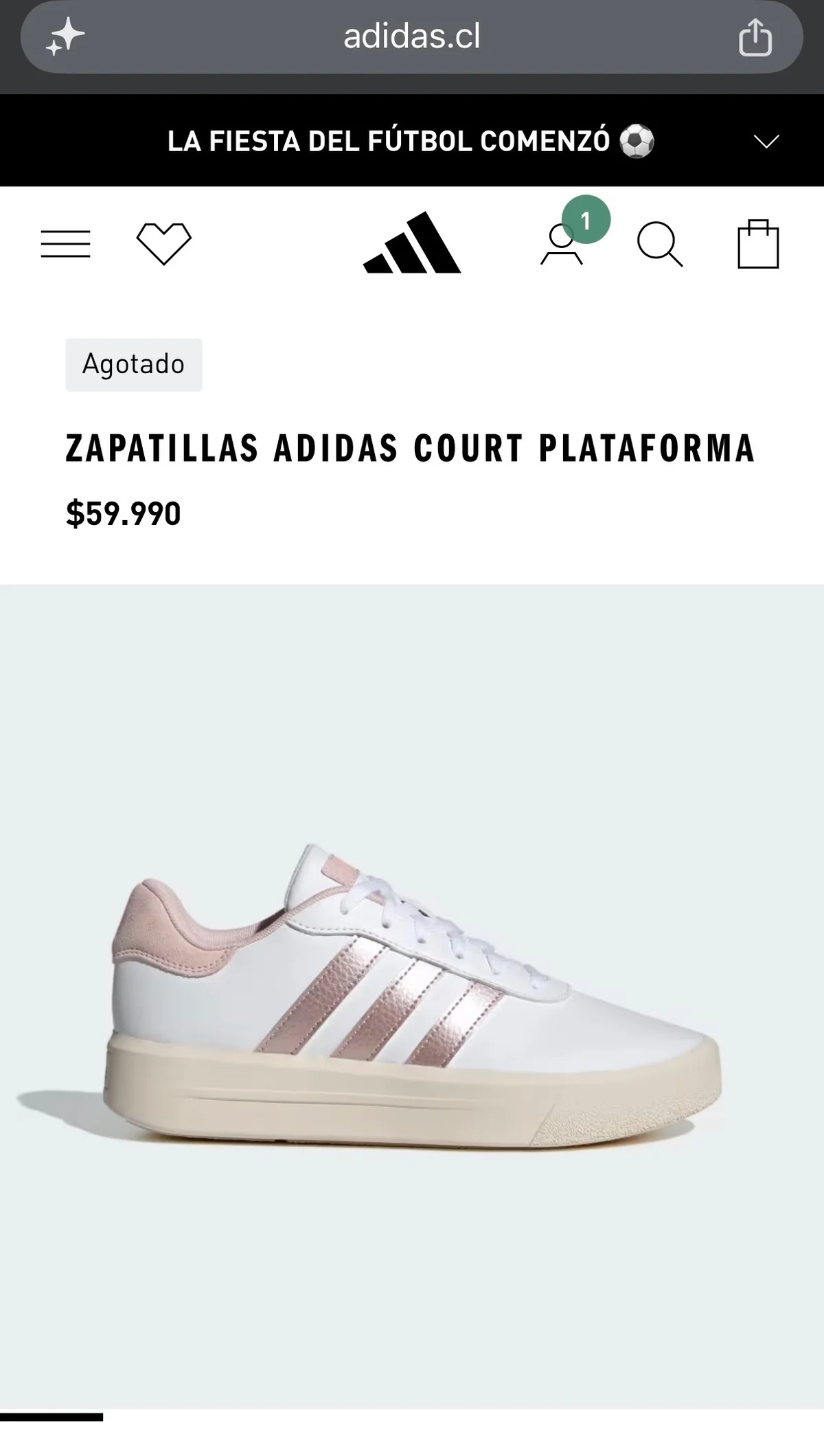 Adidas Court Platform — foto 1