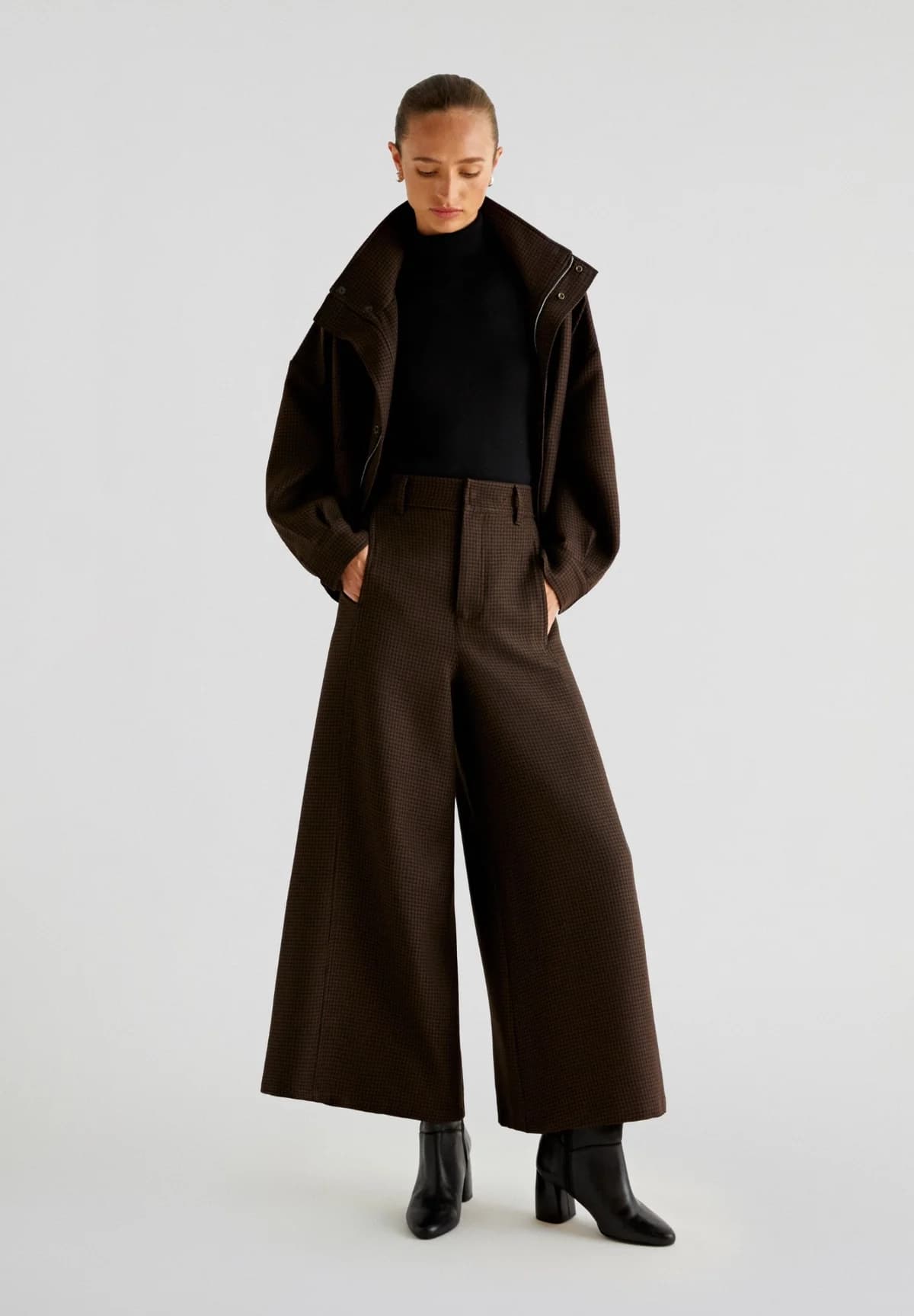 Pantalón Culotte Pata De Gallo — foto 1