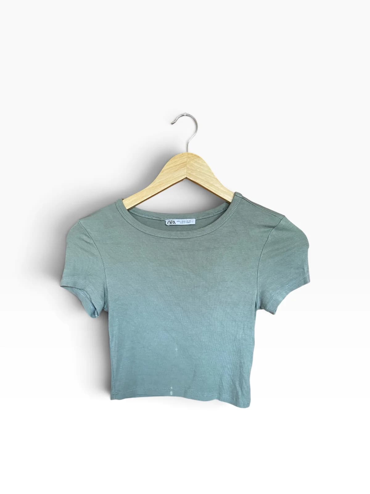 Usado por Closet de Fer, Top verde claro , talla S