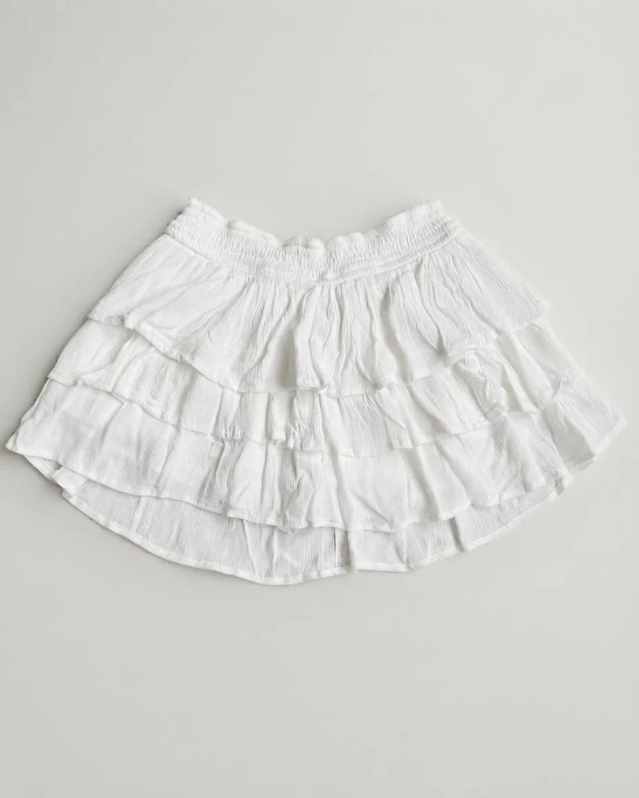 Usado por Closet de Sofía , Falda-Short Blanca, talla XS