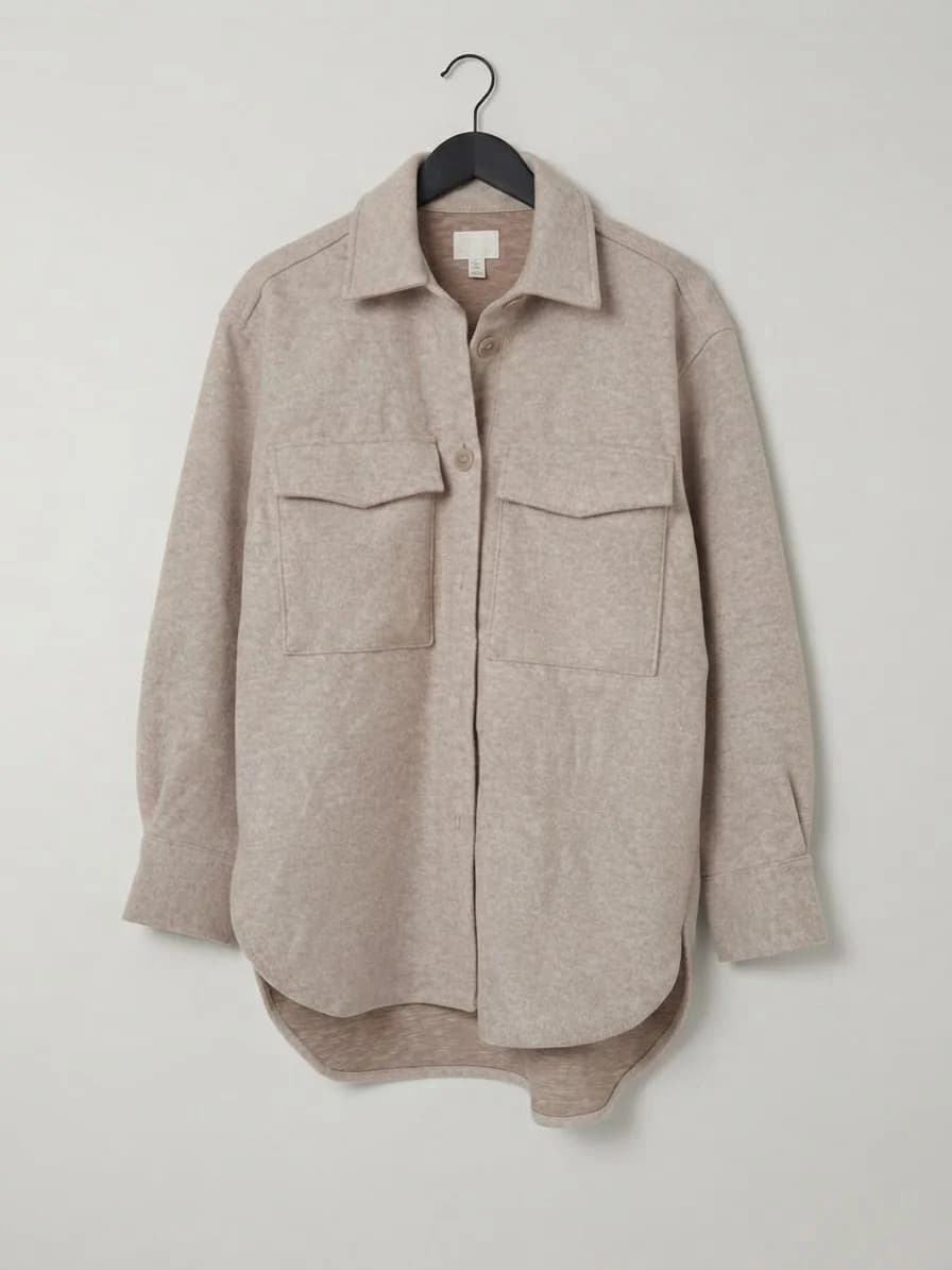 Sobrecamisa oversize felpa