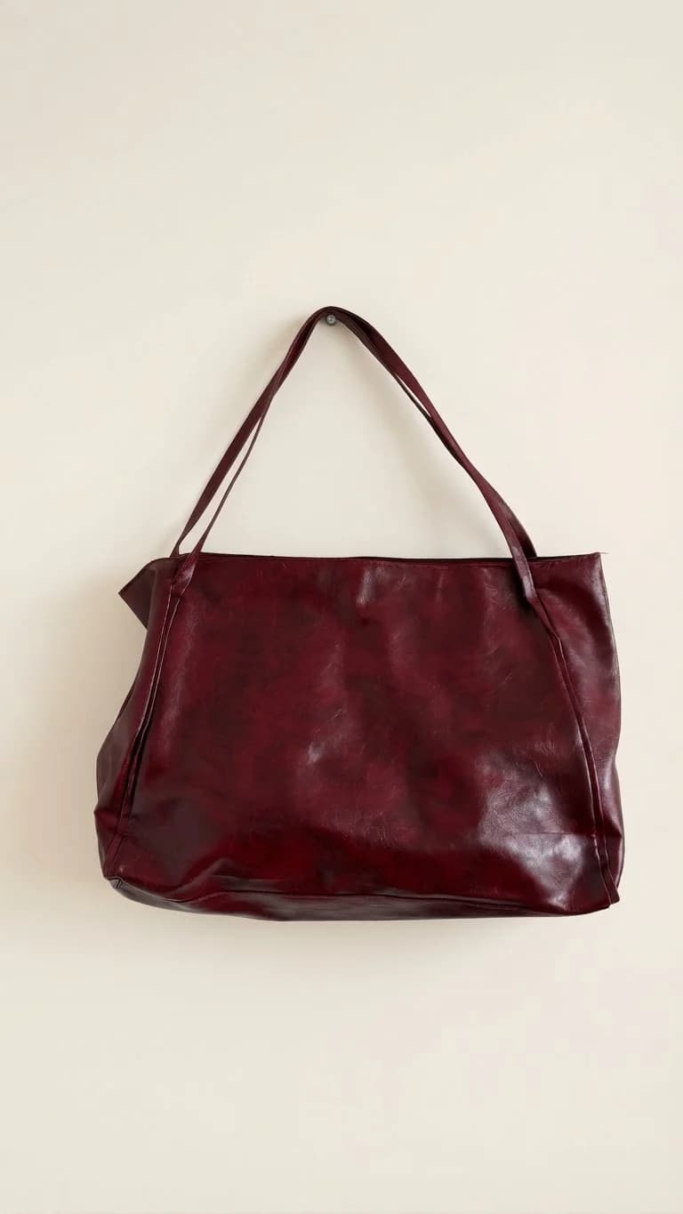 Usado por Isidora Baxter, Cartera Burdeo, talla TU