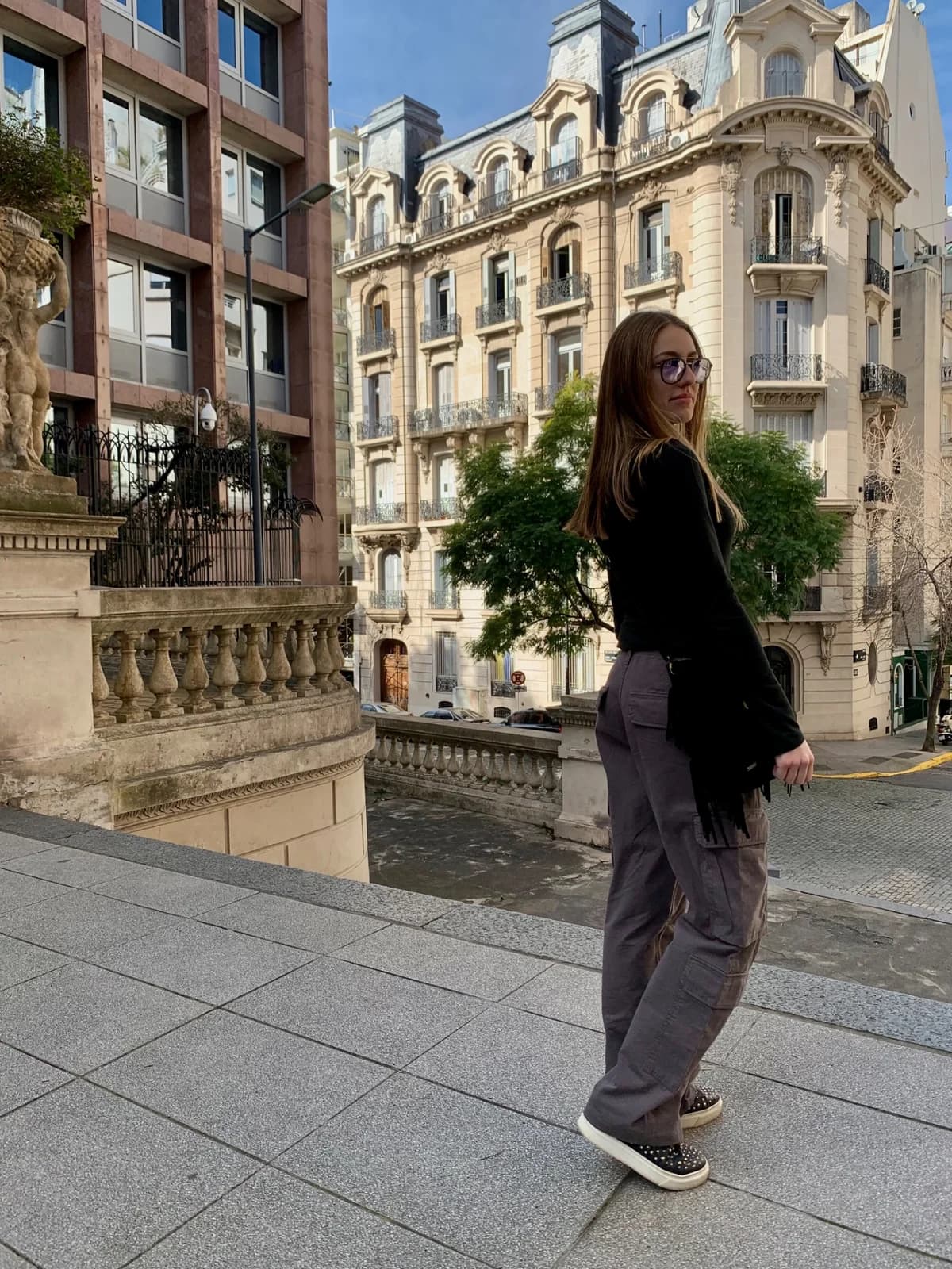 Usado por Andrea Topelberg, Cargo Pants, talla 34