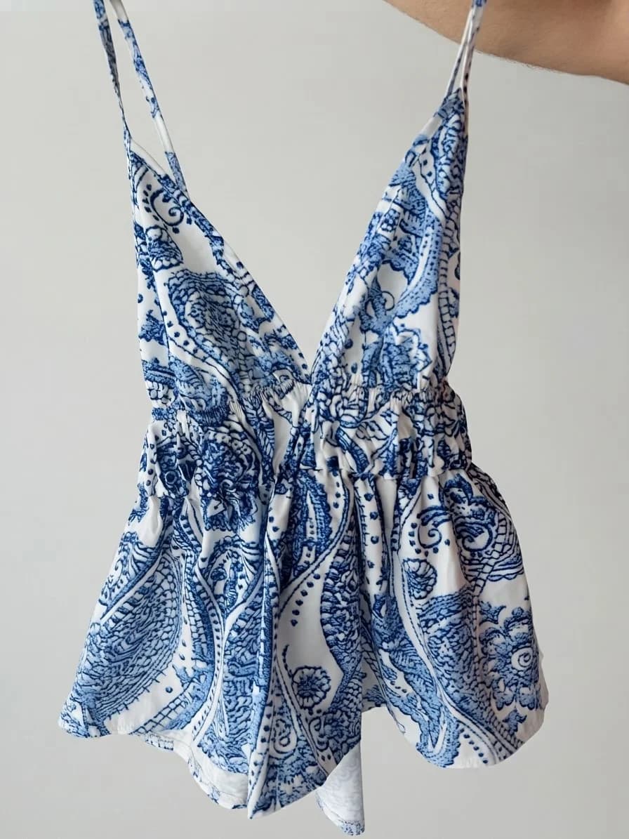 Top azul — foto 1