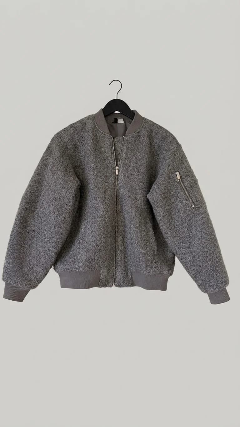 Bomber jacket overzise