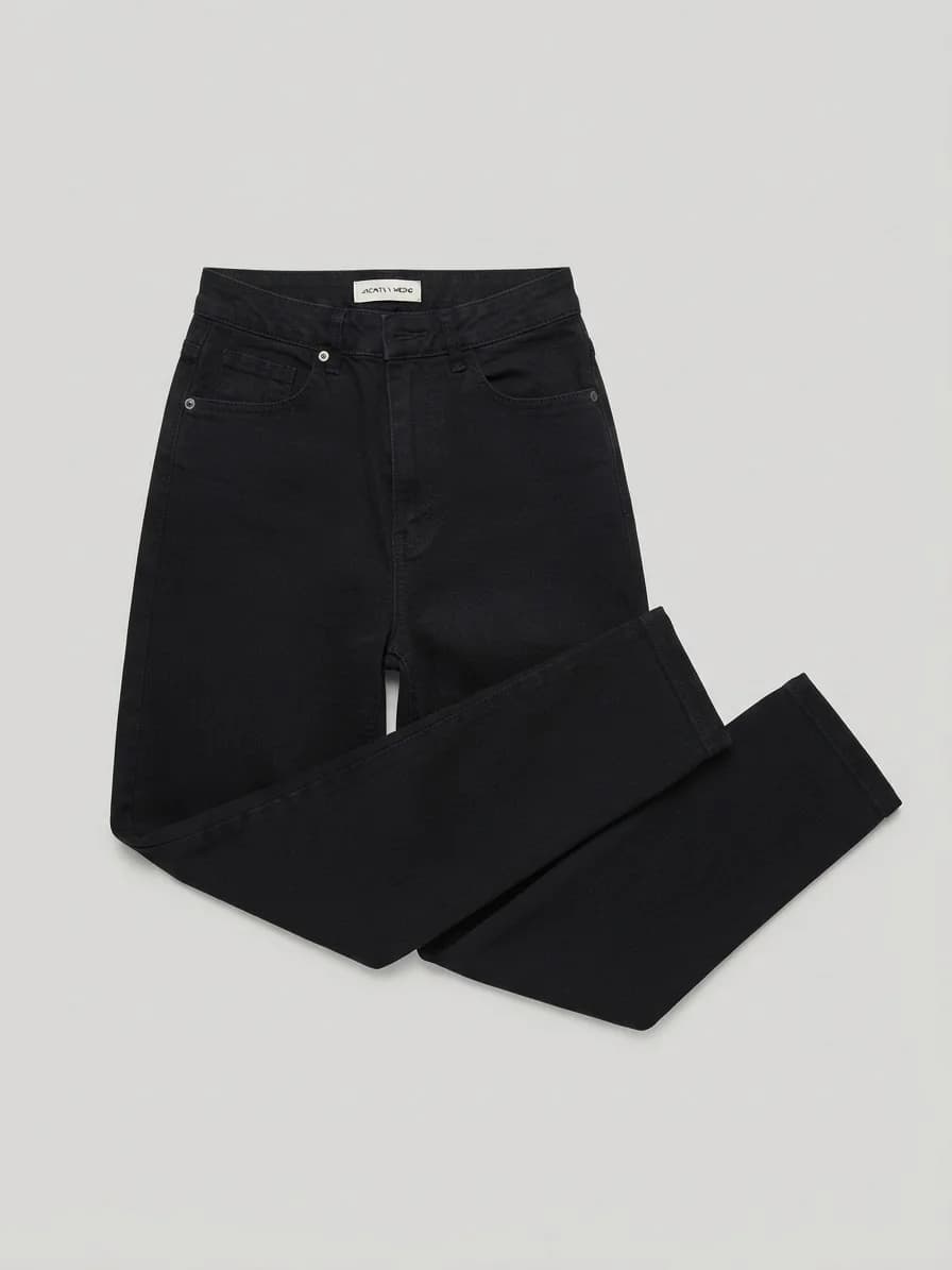 Jeans negro recto — foto 1
