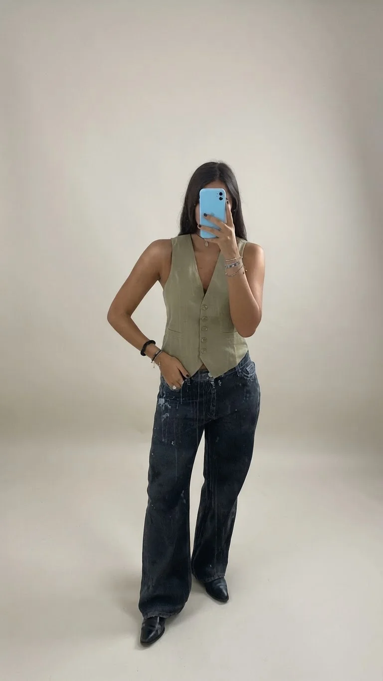 Usado por María Javiera González , Jeans , talla 38