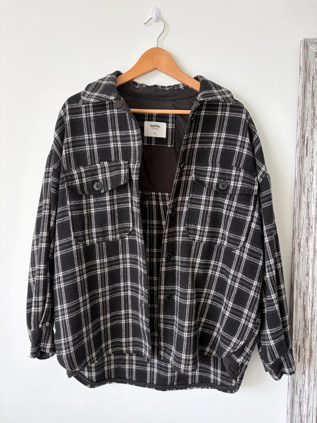 Usado por Marina Farías, Chaqueta oversized, talla L