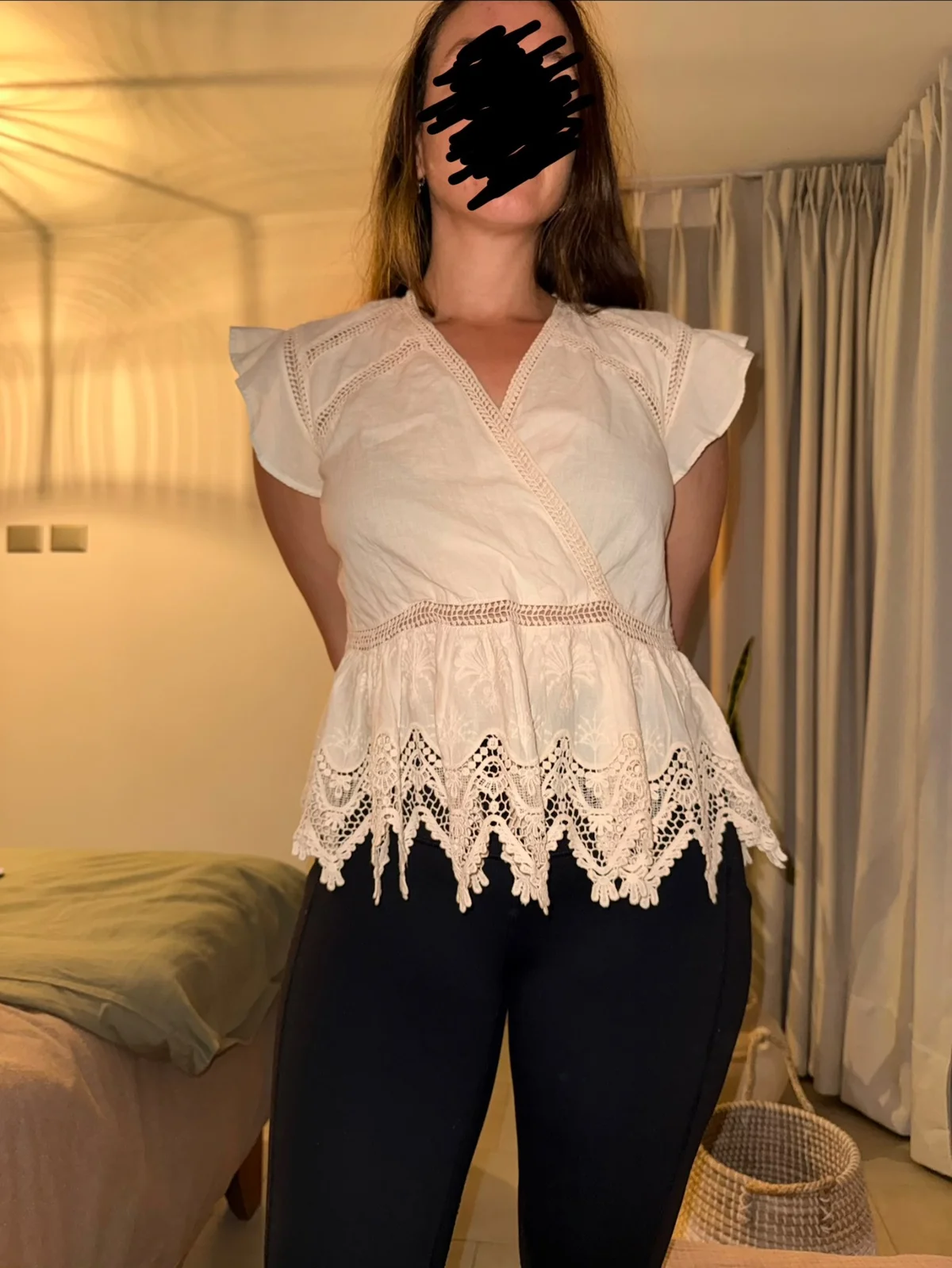 Usado por Caterina Contreras, Blusa Maaji, talla S