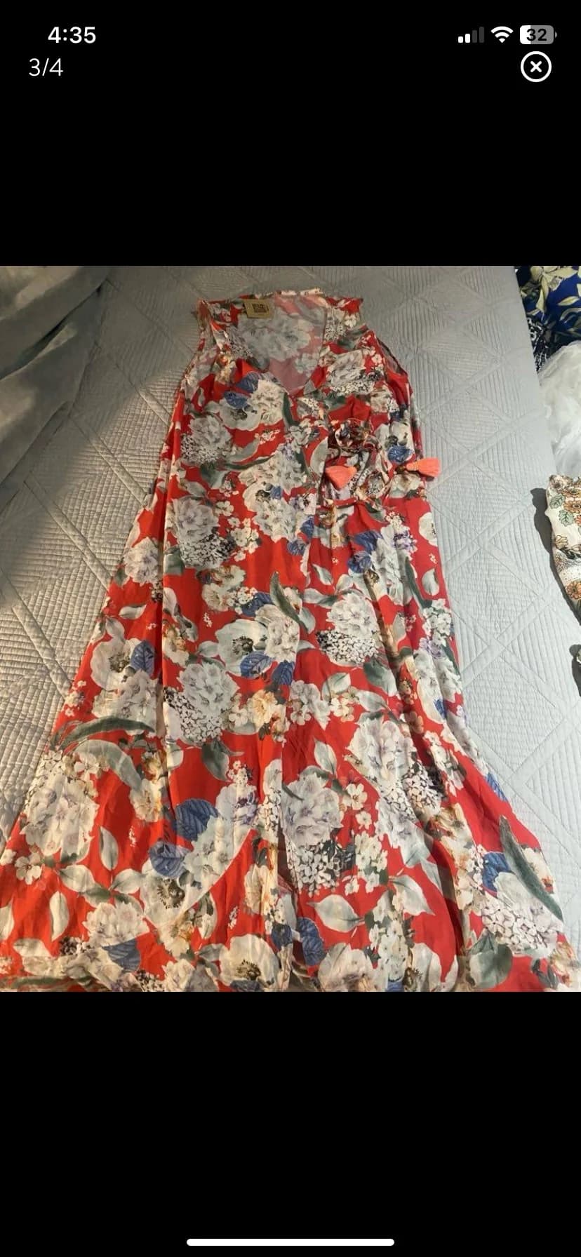 Usado por Carla Alvarez, Vestido , talla S M