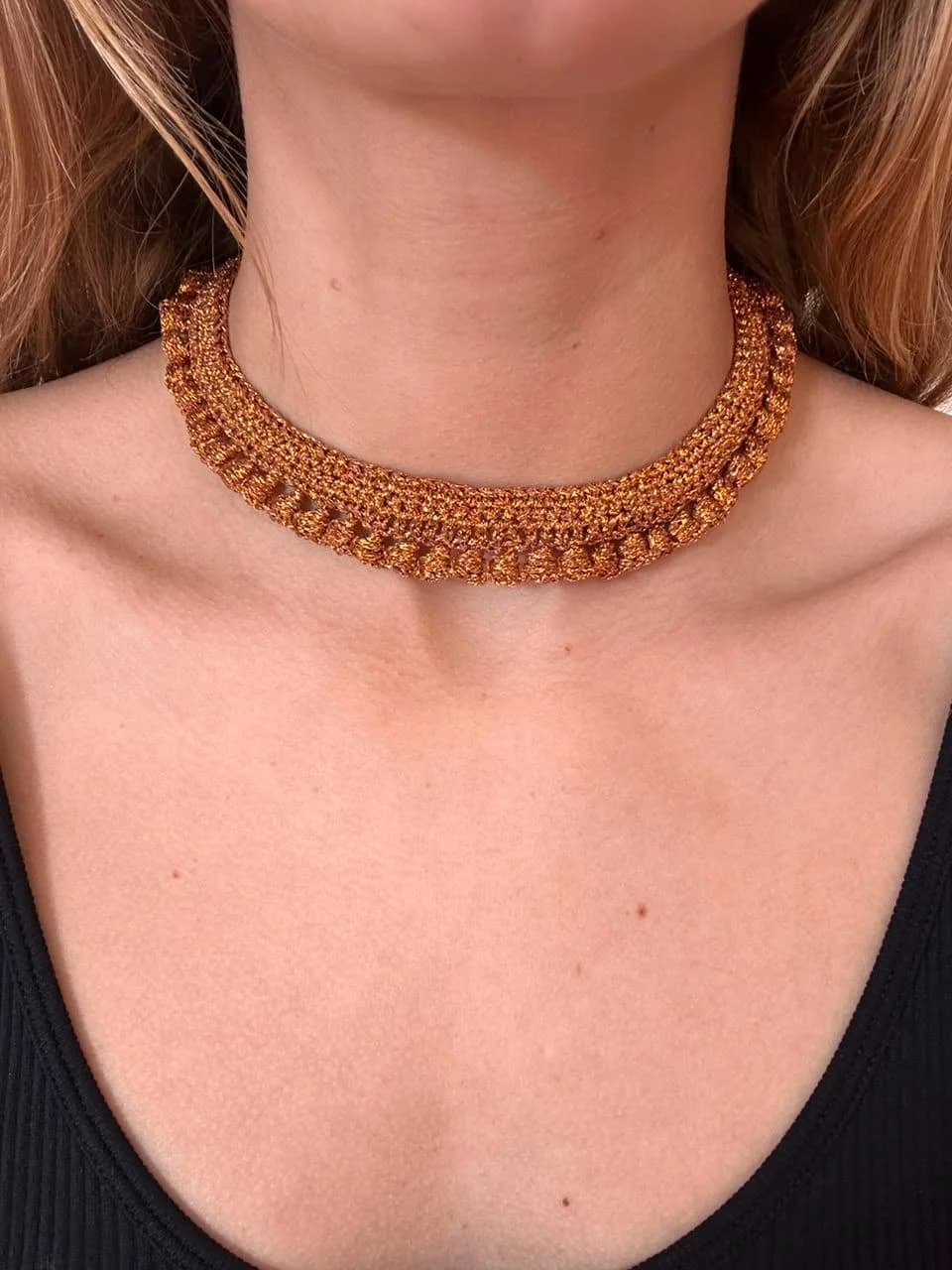 Collar greco arboreo cobre — foto 1