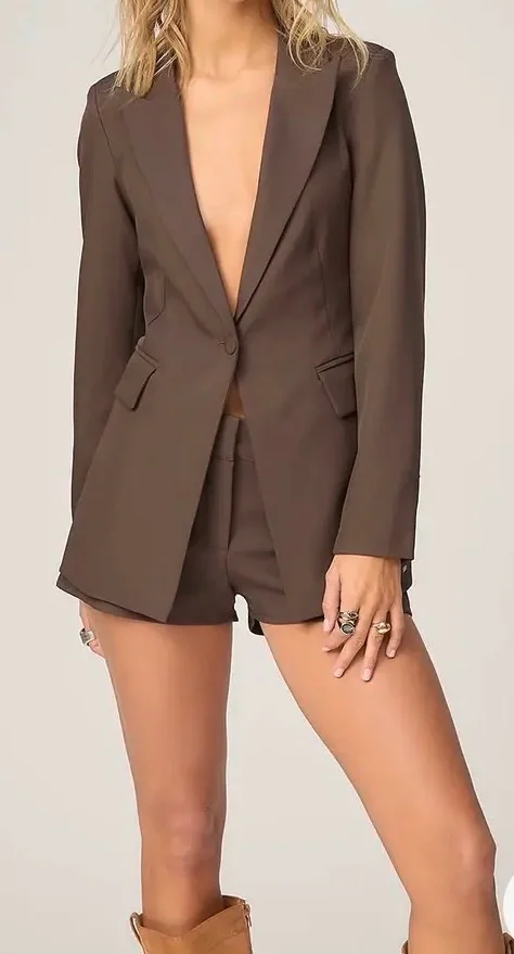 Usado por Bernardita Aguirre, Blazer Cafe Sybilla , talla XS