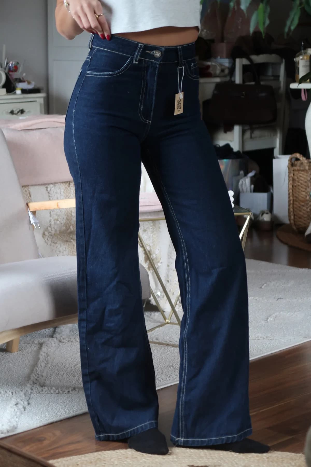 Jeans kapura 100% algodón