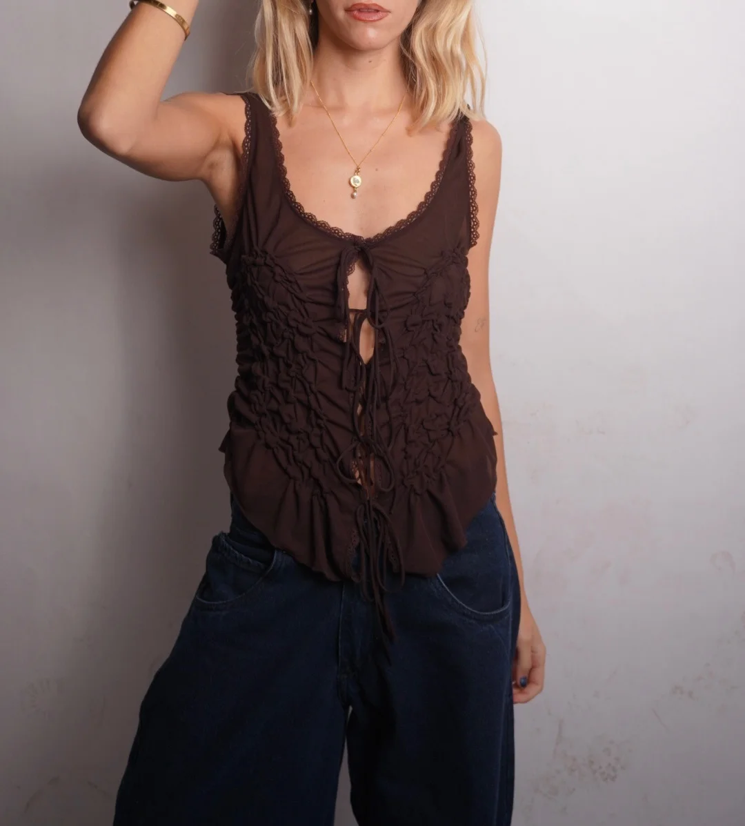 Usado por Emilia Rivas, Top Zara , talla S