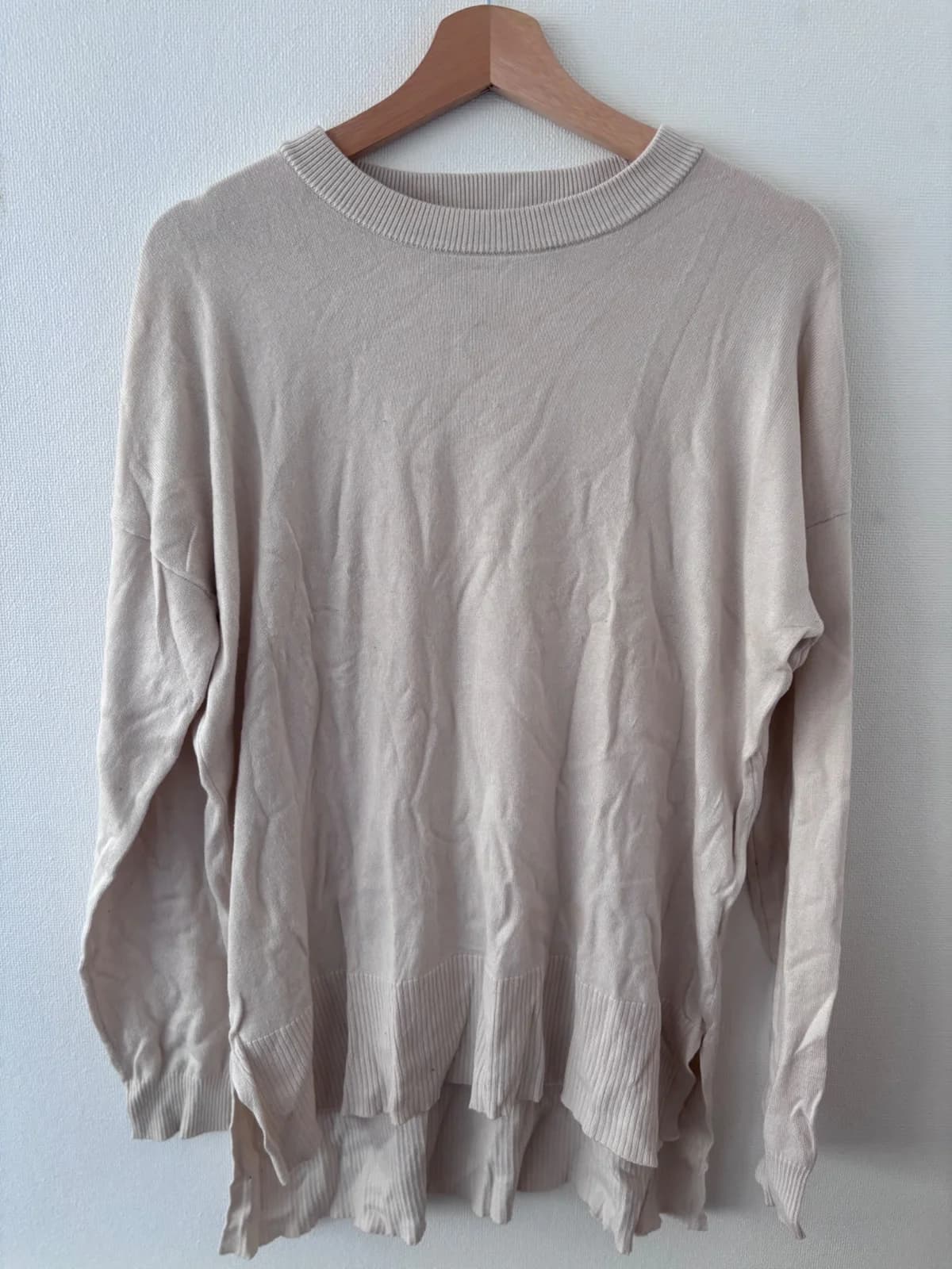 Chaleco beige largo — foto 1