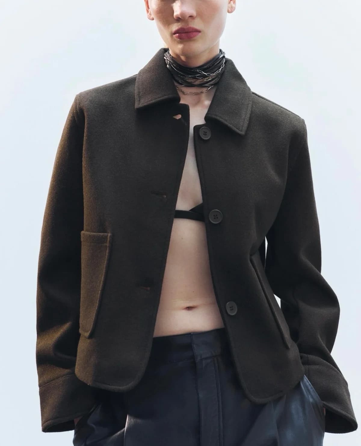 Chaqueta café — foto 1