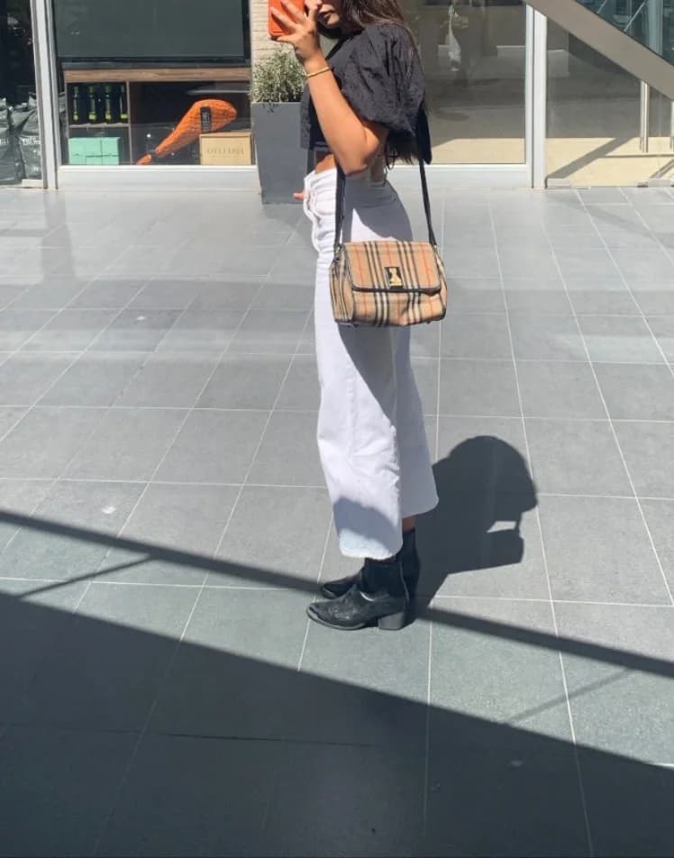 Jeans Culotte Blancos